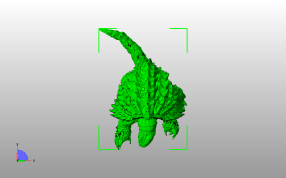 加美拉模型俯视图