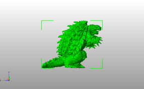加美拉模型侧视图