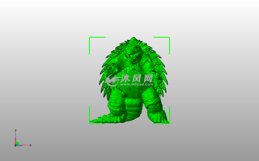 加美拉模型主视图