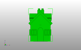 可爱的小房子主视图