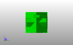 可爱的小房子俯视图