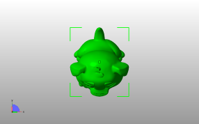 可爱的小狗俯视图