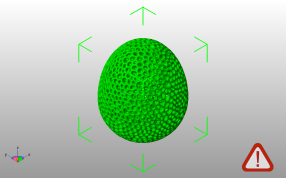 镂空鸡蛋模型斜视图