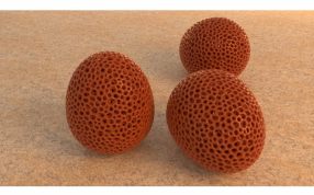 镂空鸡蛋模型三个实物图