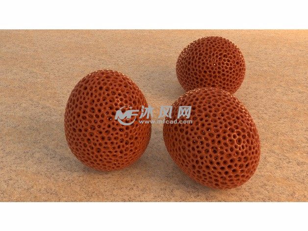 镂空鸡蛋模型三个实物图