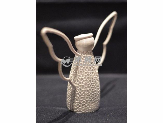 镂空雪人灯罩右侧视图