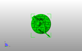 射箭骷髅人俯视图