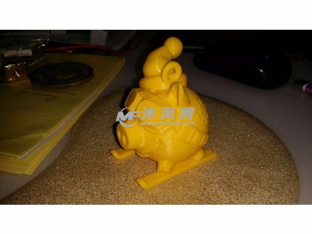 圣诞节小猪实物图