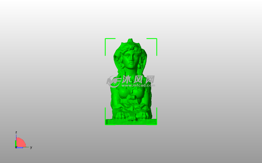 狮身人面像主视图