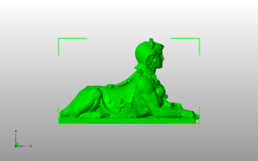 狮身人面像侧视图