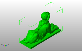 狮身人面像斜视图