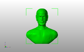 斯波克半身像主视图