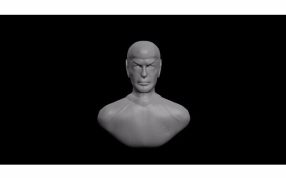 斯波克半身像效果图