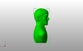 斯波克半身像侧视图