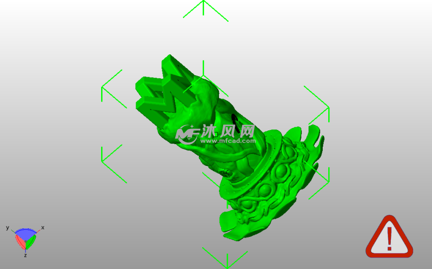 Melo装饰摆件斜视图