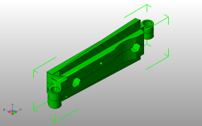 Nerf宠物狗球发射枪组件斜视图