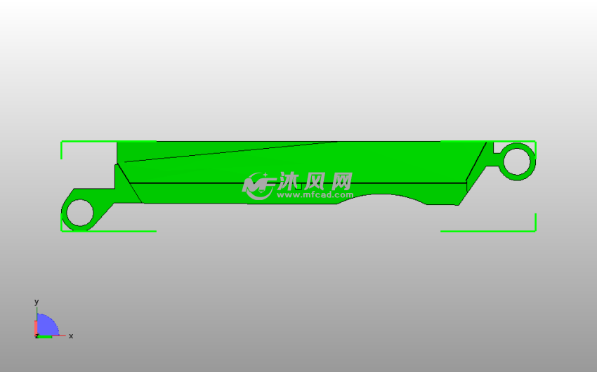Nerf宠物狗球发射枪组件侧视图