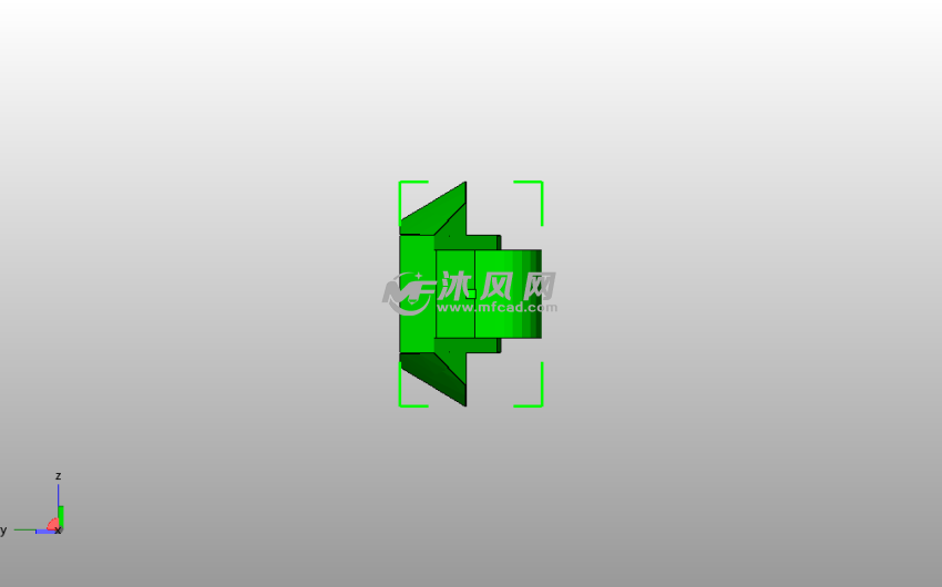 Nerf宠物狗球发射枪组件主视图