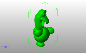 奥拉夫-雪宝斜视图
