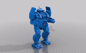 变形金刚模型斜视图