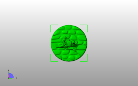 持矛骷髅人俯视图