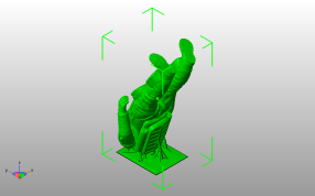 船员逃生服模型身斜视图