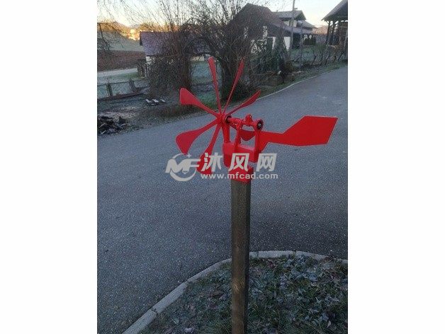 大风车模型斜视图