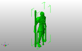 大圣归来模型斜视图
