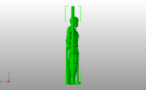 大圣归来模型侧视图