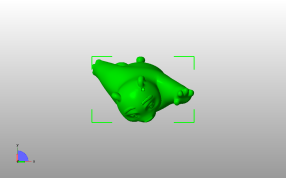 大熊猫模型俯视图