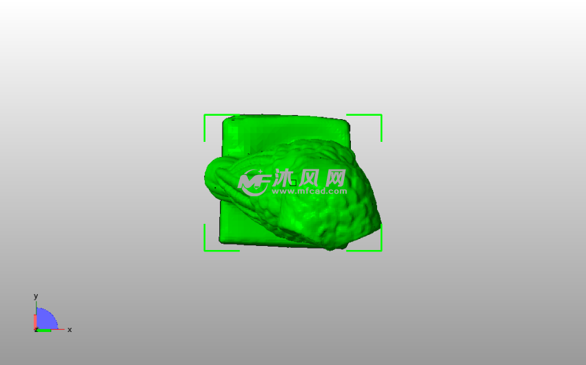 大眼睛猫头鹰模型俯视图