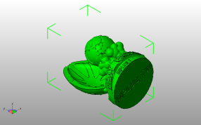 地球仪模型斜视图