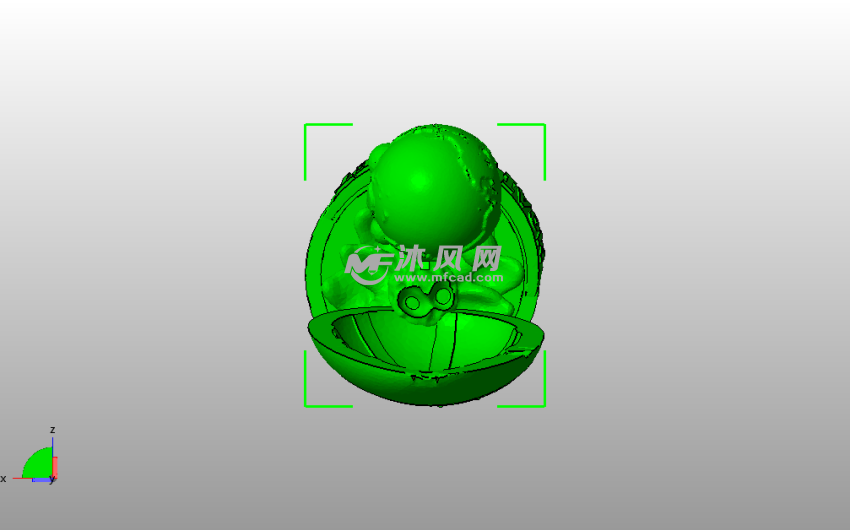 地球仪模型俯视图