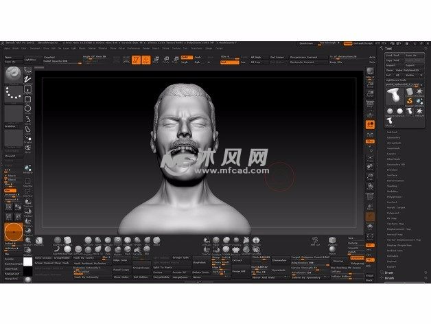 弗雷迪·莫库里半身像效果图