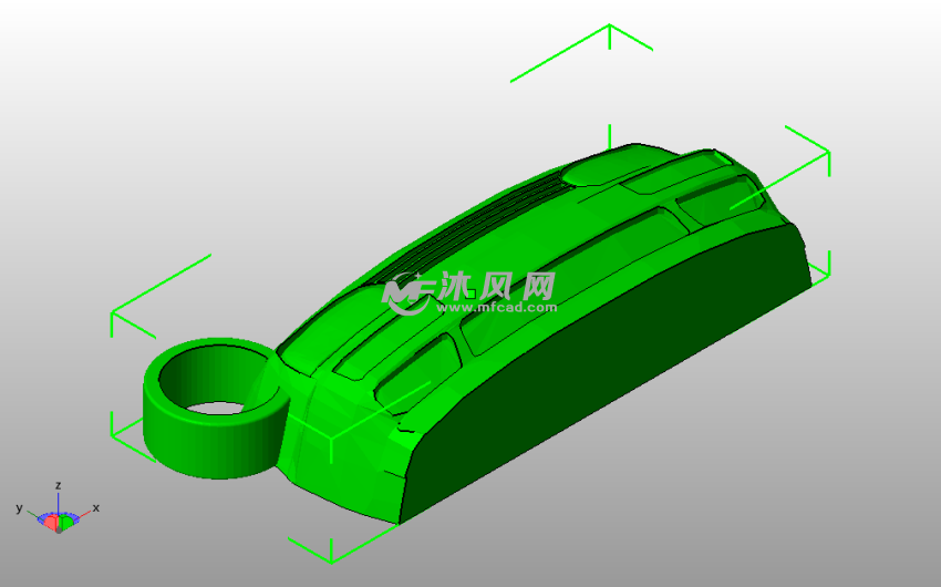 高尔夫mk3钥匙链斜视图