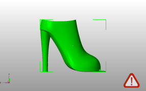 高跟鞋笔筒侧视图