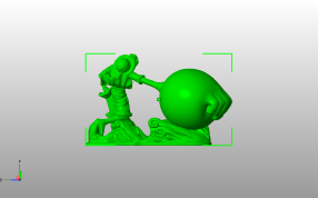 海贼王-路飞模型侧视图
