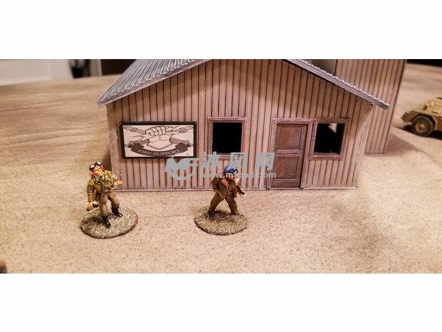 机场控制塔主视图