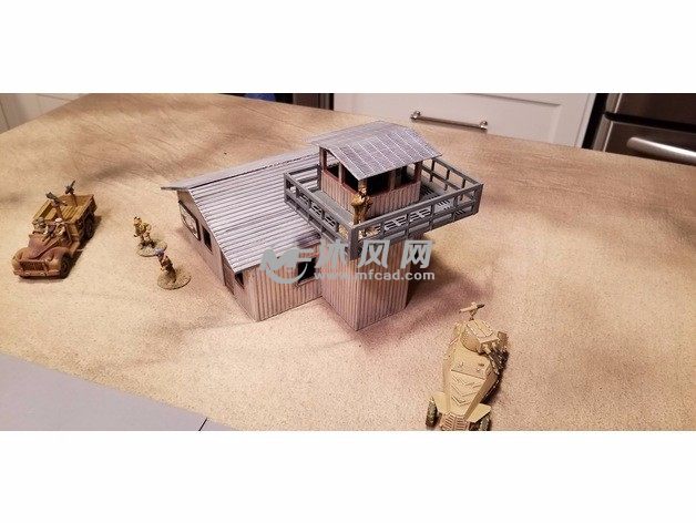 机场控制塔俯视图