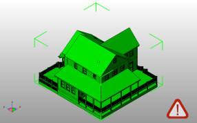 卡茨基尔房子斜视图