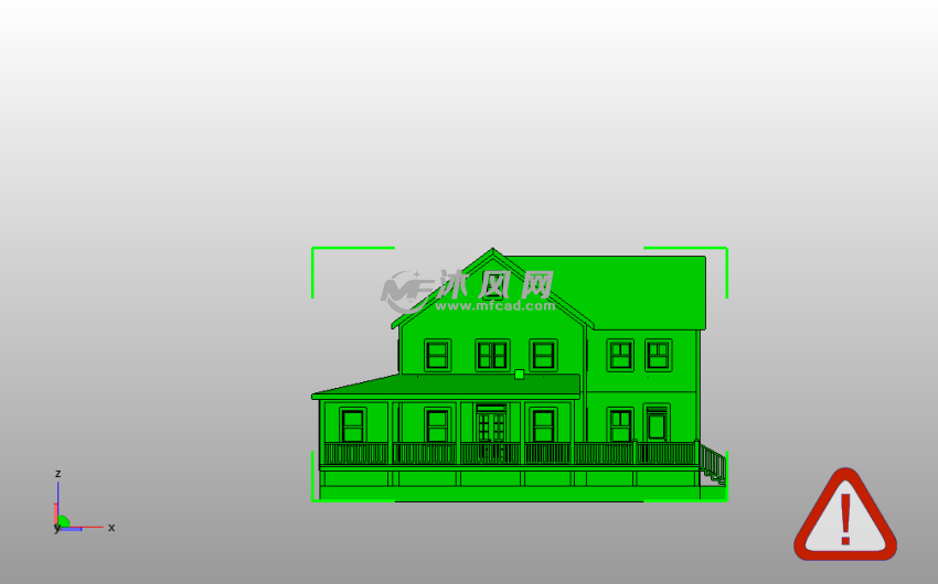 卡茨基尔房子主视图