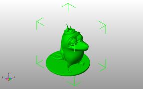 卡通尼奥模型斜视图
