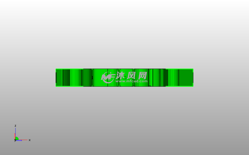 可活动的骏马主视图