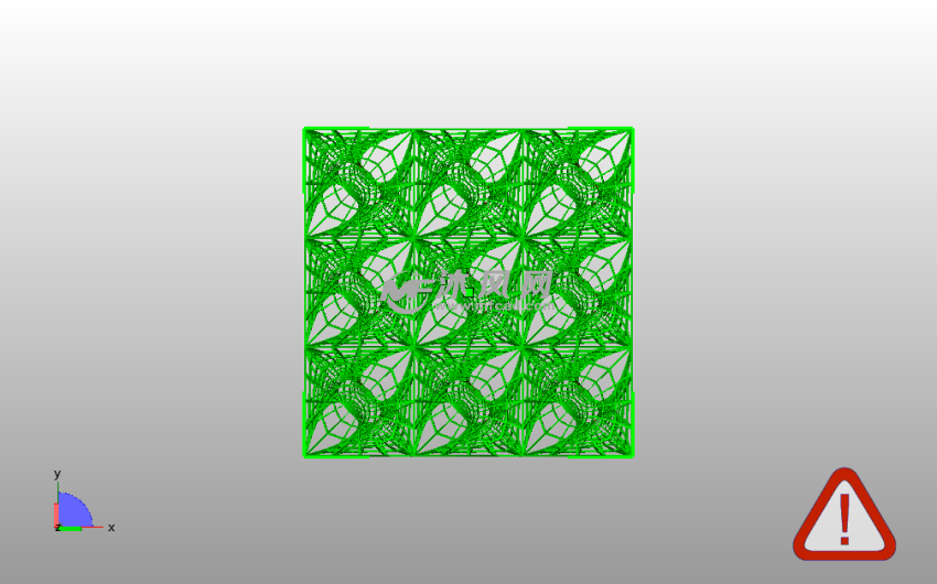 立方极小曲面主视图