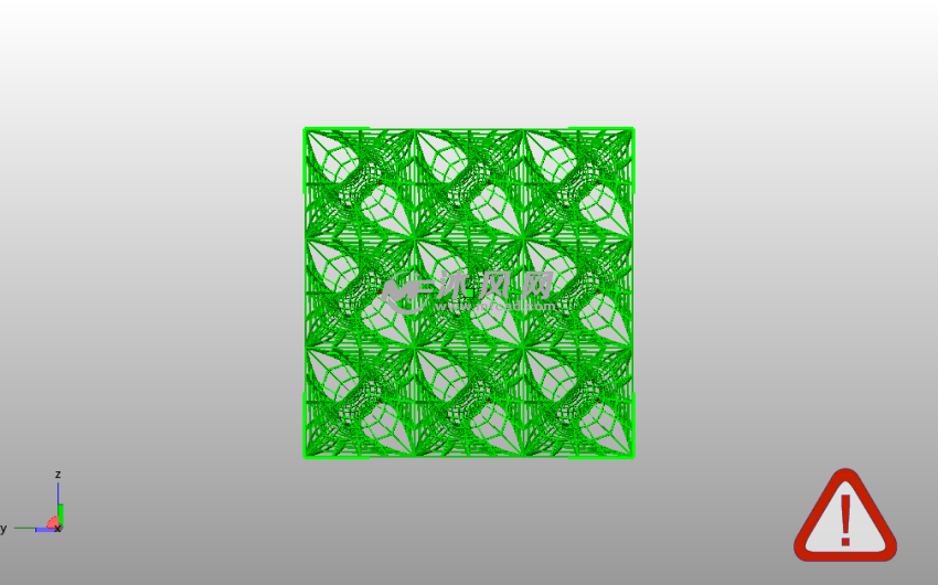 立方极小曲面斜视图