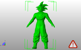 龙珠悟空模型主视图