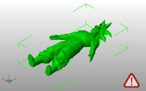 龙珠悟空模型斜视图