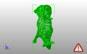 镂空金牛模型俯视图