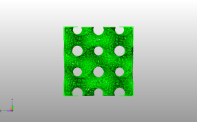 镂空立方体侧视图