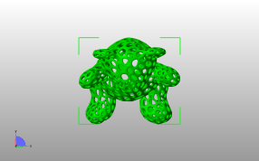 镂空泰迪熊俯视图